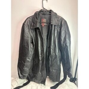 G-III Vintage 100% Leather  Jacket  size large